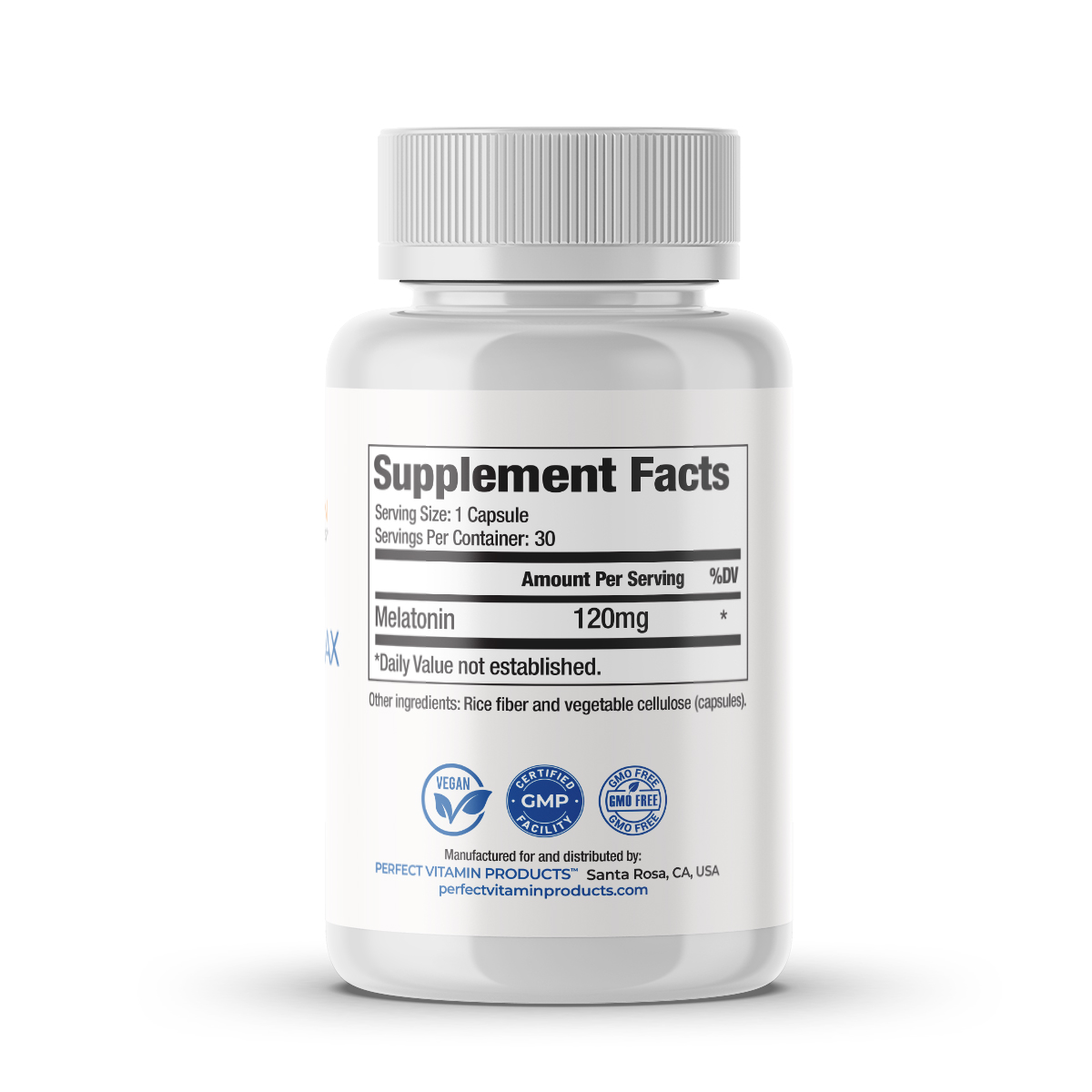 Melatonin 120 Supplement Facts