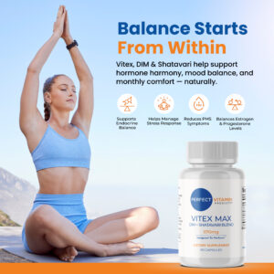Vitex MAX- DIM + Shatavari Blend, 570mg