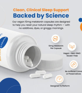 Melatonin Max 10mg High Dose Capsules Extra-Strength