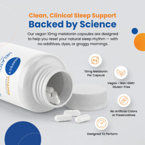 Melatonin Max 10mg High Dose Capsules Extra-Strength