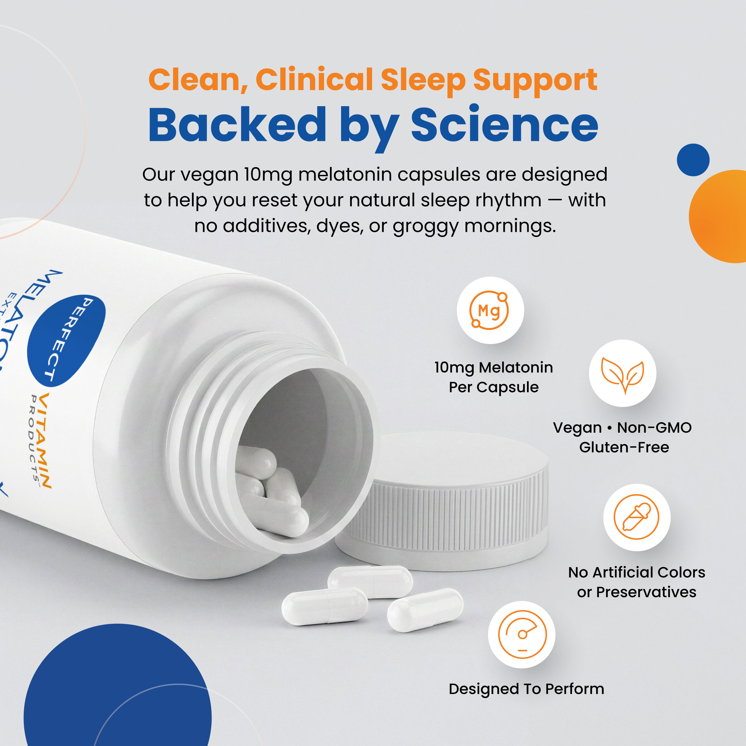 Melatonin Max 10mg High Dose Capsules Extra-Strength - Image 6