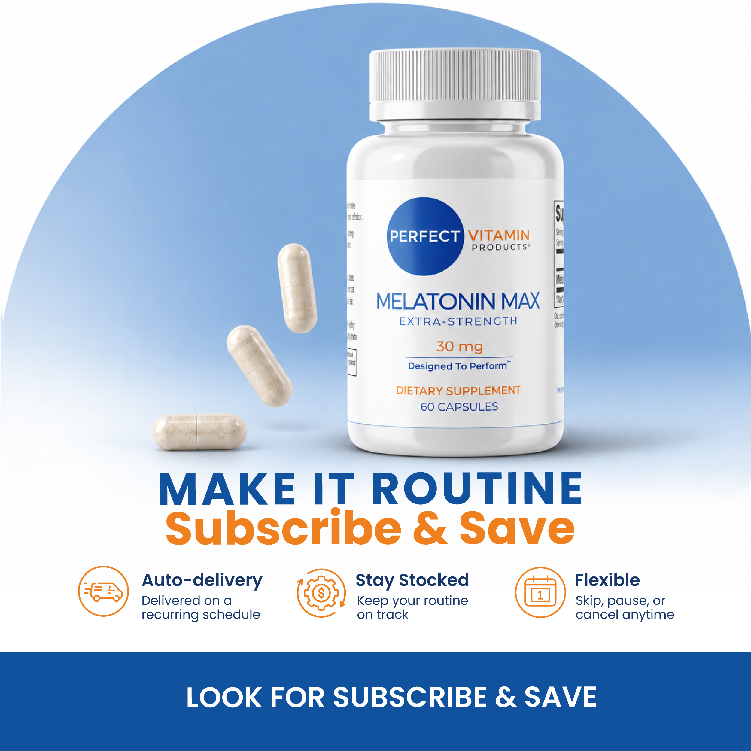 Melatonin Max 30mg Extra Strength Capsules - Image 5