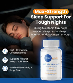 Melatonin Max 30mg Extra Strength Capsules