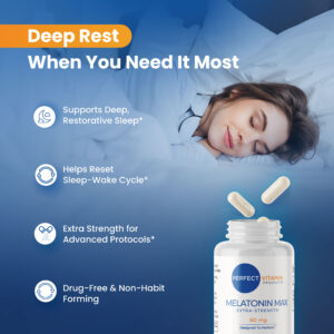 Melatonin Max 60mg High Dose Capsules