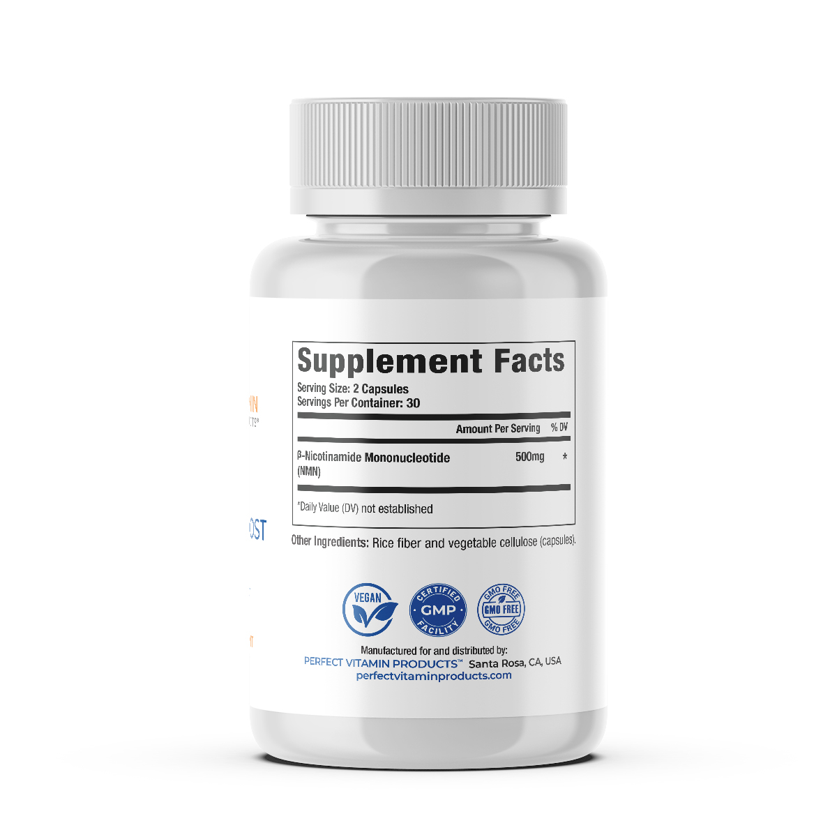 NMN NAD+ Supplement Facts