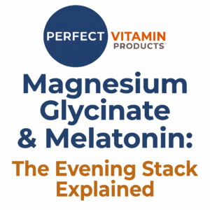 Read more about the article Magnesium Glycinate & Melatonin: The Evening Stack Explained