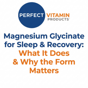 Read more about the article Magnesium Glycinate for Sleep & Recovery: What It Does & Why the Form Matters