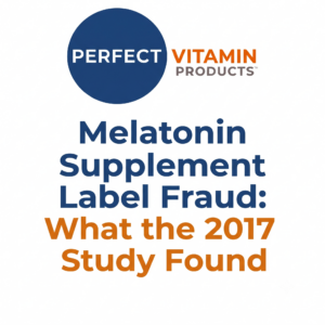 Read more about the article Melatonin Supplement Label Fraud: What the 2017 Study Found