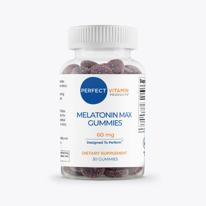 Melatonin Max 60mg Gummies Mixed Berry